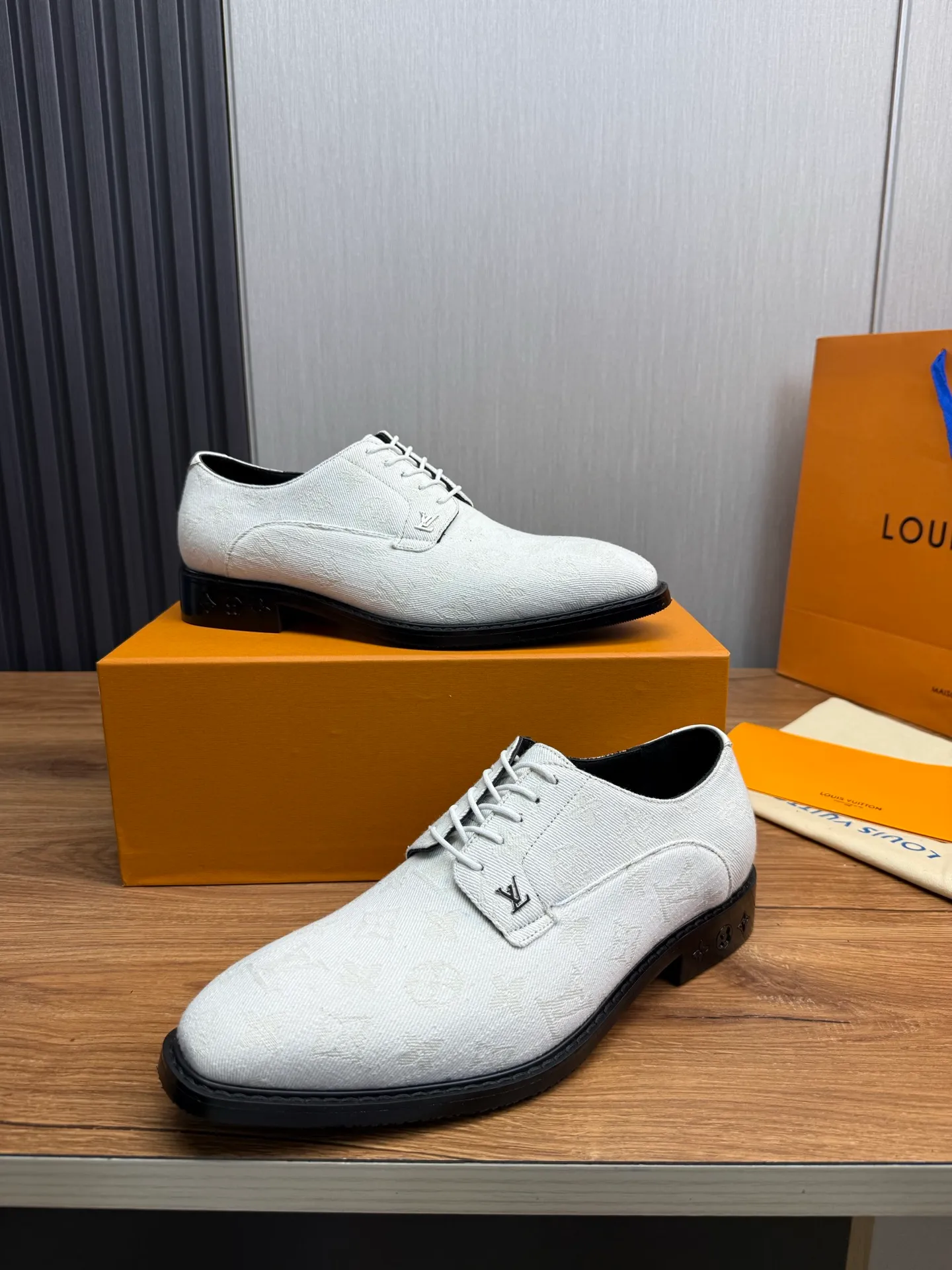 Factory 720💰 LV. Men's business casual leather shoes, all made of imported original brand leather, just to create a more comfortable wearing experience, original non-slip and wear-resistant outsole ✔️16-45 (38.45 non-refundable)